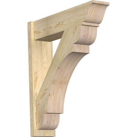 Ekena Millwork Olympic Rough Sawn Traditional Outlooker, Douglas Fir, 8"W x 32"D x 36"H OUT08X32X36OLY01RDF